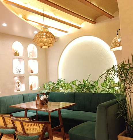 The dining experience at Ambar Fine Dine