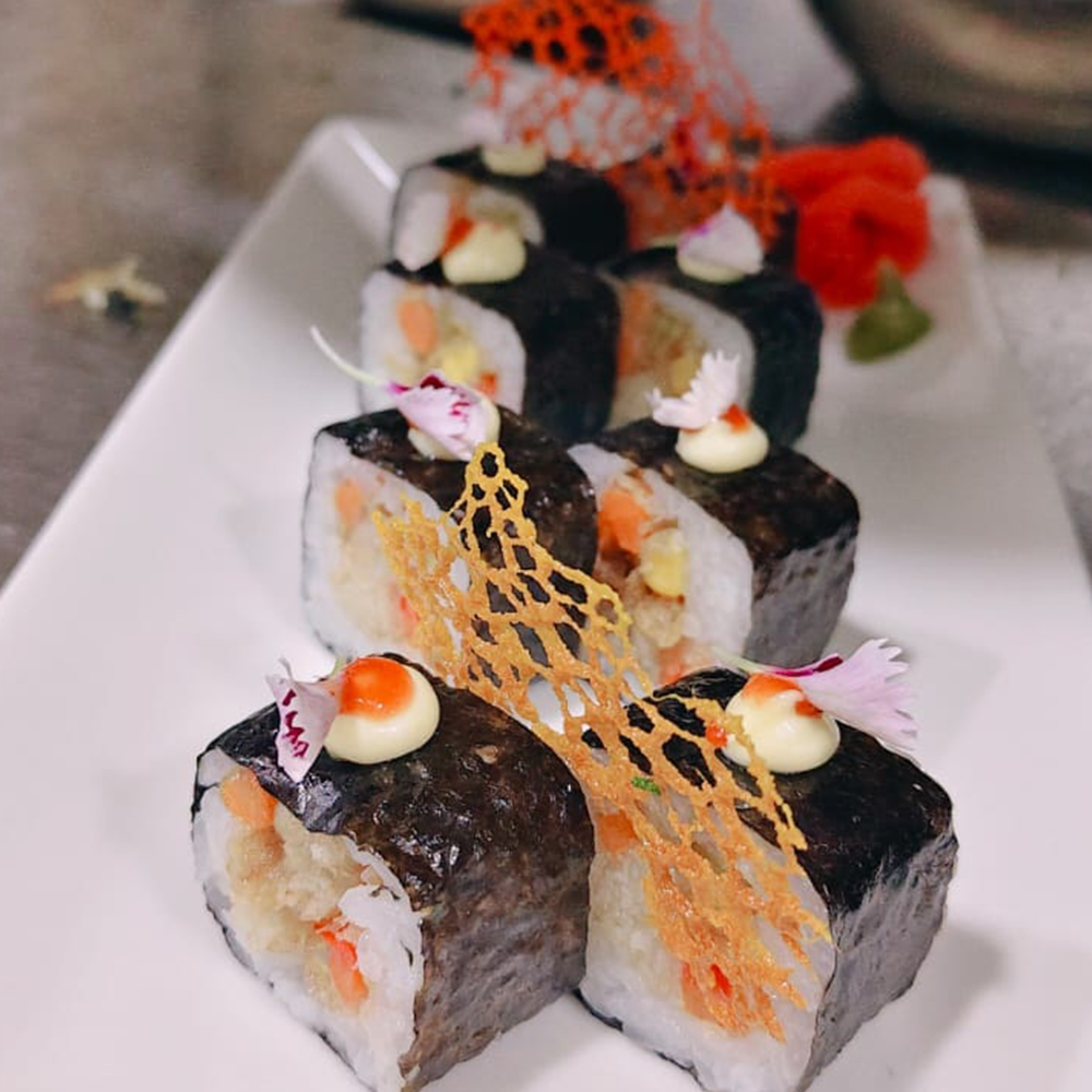 Food presentation at Ambar Fine Dine